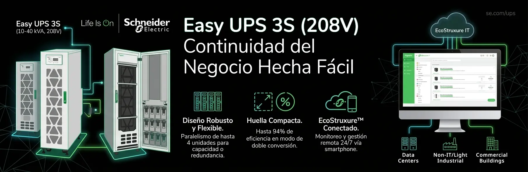 Schneider Electric le ayuda a mantenerse activo